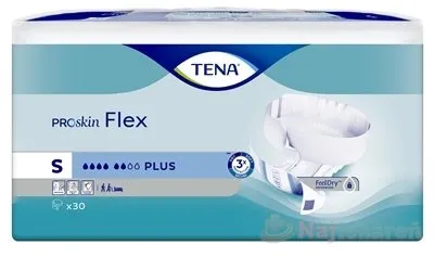 TENA Flex Plus S inkontinenčné nohavičky s rýchloupevňovacím pásom 30 ks