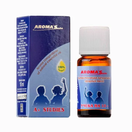 Aroma´Saules Zmes esenciálnych olejov Učenie (10+) - 10 ml - Aroma