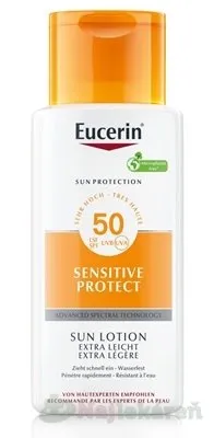 Eucerin SUN SENSITIVE PROTECT SPF 50+ extra ľahké telové mlieko 150ml