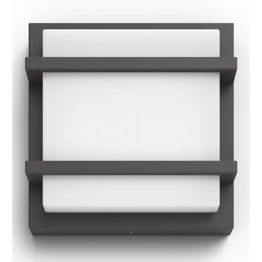 Philips 17394/93/P3 Petronia Vonkajšie nástenné LED svietidlo 19 cm, antracit