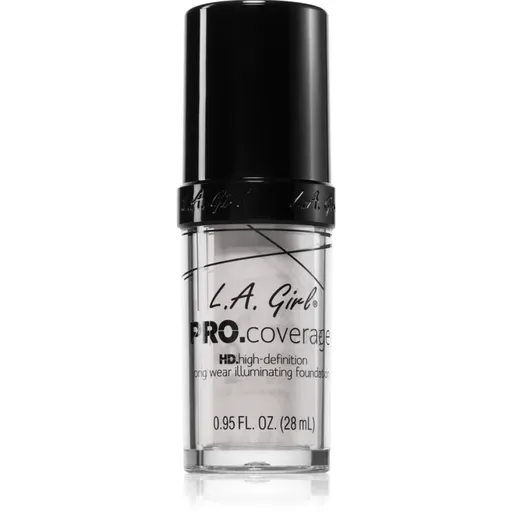 L.A. Girl Cosmetics PRO. Coverage rozjasňujúci tekutý make-up odtieň White 28 ml