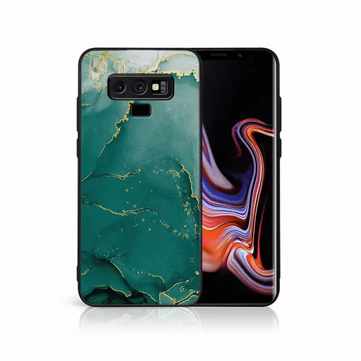 MY ART Ochranný obal pre Samsung Galaxy Note 9 GREEN MARBLE (145)