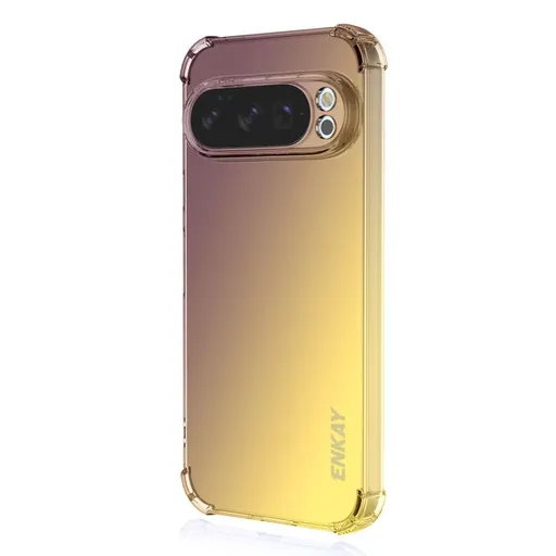 ENKAY GRADIENT Ochranný obal pre Google Pixel 10 / Google Pixel 10 Pro PURPLE GOLD