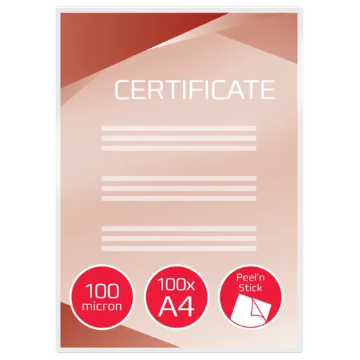 GBC Samolepiace laminovacie vrecká PEELN