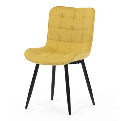 Jedálenská stolička Autronic 52x86 cm žltá látka HC-462 YEL2