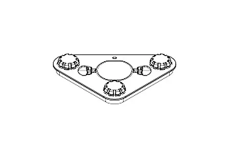 CLICK SYTÉM Pripojovacia pätka 9236 pre P9235, TWINSON