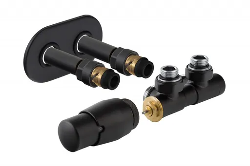 HOPA - TERM-SET, stredový ventil (Z4) - Farba - Čierna matná tmavá, Variant - Ľavá RDTERMSETLMB