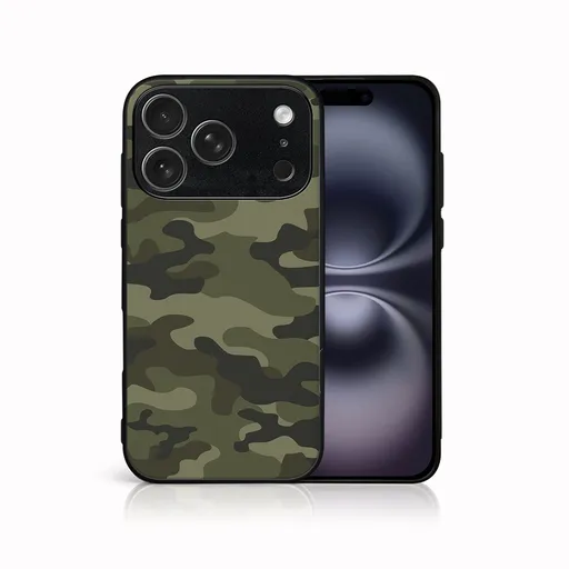 MY ART Ochranný kryt pre Apple iPhone 17 Pro Max GREEN CAMO (235)