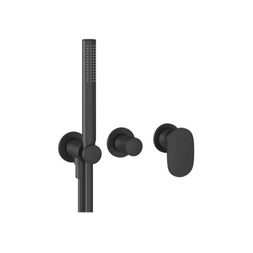 Ravak Spring sprchová a vaňová batéria vrátane podomietkového telesa čierna X070553