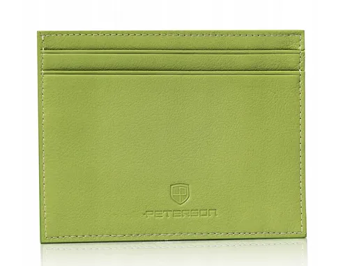 Kožené puzdro na doklady a bankovky - Peterson