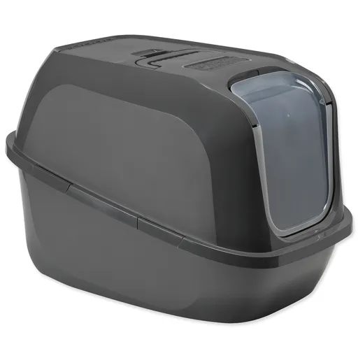 Toaleta Moderna Mega Deluxe 65,8x48,6x45,8 tmavo šedá