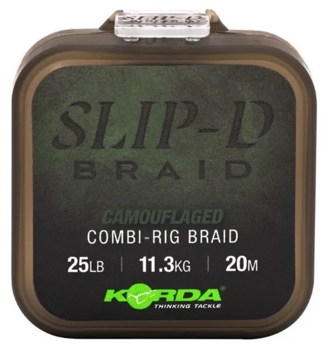 Korda náväzcová šnúra slip-d braid 25 lb 20 m