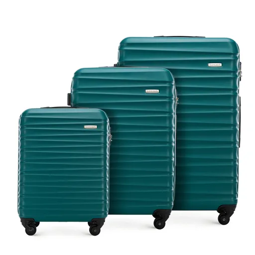 Sada kufrov ABS s rebrami 56-3A-31S-85