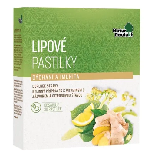NATURPRODUKT Lipové pastilky 20 kusov