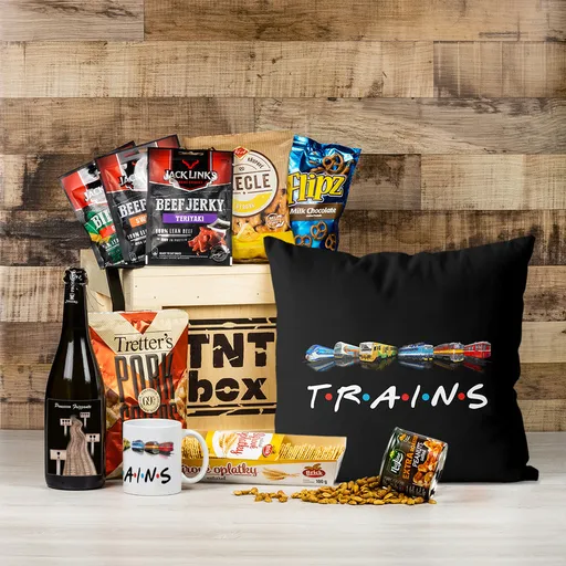 Darčeková debna pre milovníkov vlakov – prosecco