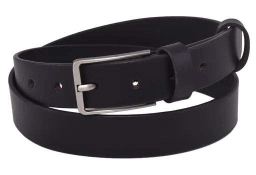 Pánsky kožený opasok 761-30-01 čierny pracka Oldrich