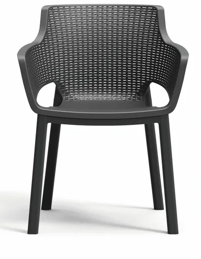 KETER Záhradná stolička EVELINA | grafit