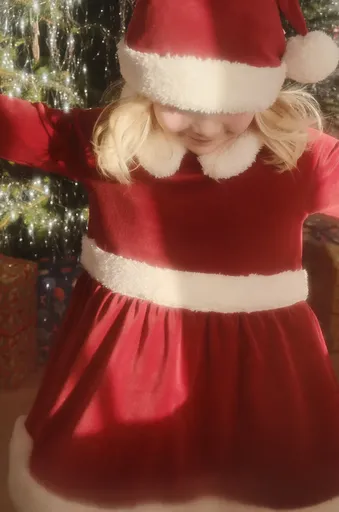 Šaty Konges Sløjd CHRISTMAS DRESS GRS