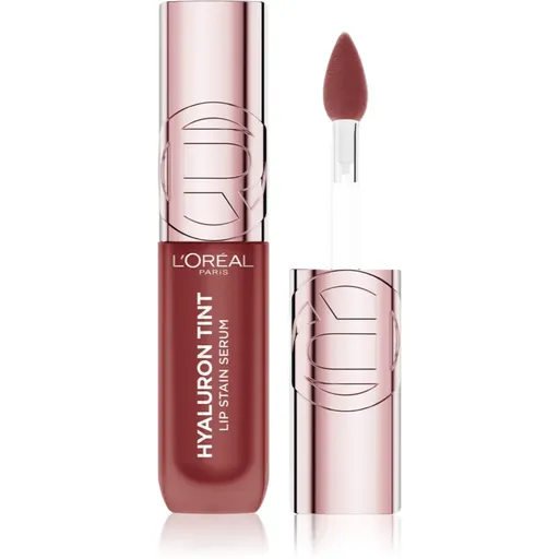 L’Oréal Paris Hyaluron Tint Lip Stain Serum tekutý rúž s hydratačným účinkom odtieň 521 Bordeaux Please 5 ml