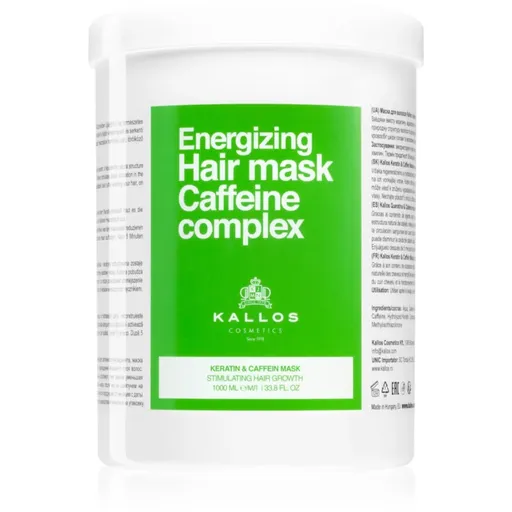 Kallos Kallos Classic Caffeine Complex keratínova maska s kofeínom 1000 ml