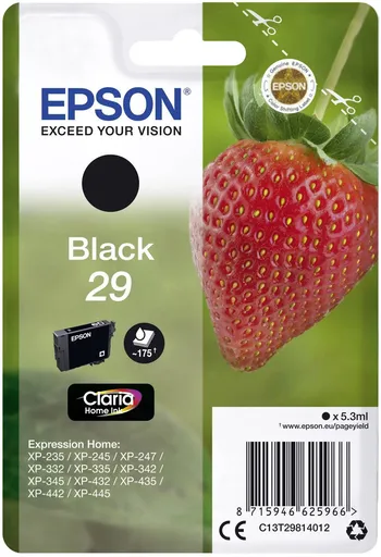 Epson T29 C13T29814012 černá (black) originálna cartridge