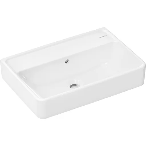 Hansgrohe Xanuia Q umývadlo 55x37 cm bez otvoru pre batériu, s prepadom 60210450