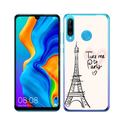 PROTEMIO MY ART Ochranný obal Huawei P30 Lite PARIS (057)