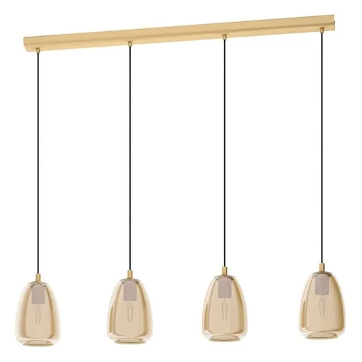 Závesné osvetlenie Eglo ALOBRASE mosadz 98649