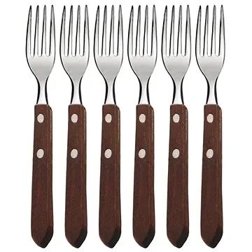 Orion Steaková, nerez/drevo 6 ks (140690)