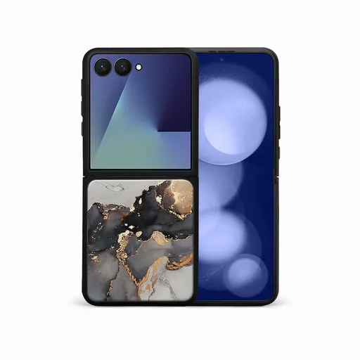 MY ART Ochranný kryt pre Samsung Galaxy Z Flip7 5G GREY MARBLE (140)