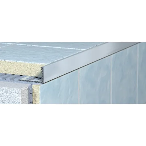 Lišta ukončovací "L" Havos bronz, hliník elox, dĺžka 250 cm, výška hrany 12 mm, ALEBR12250