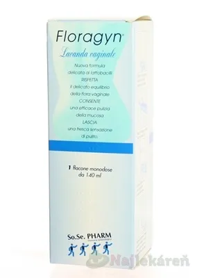 Floragyn roztok na vaginálny výplach 5 x 140 ml