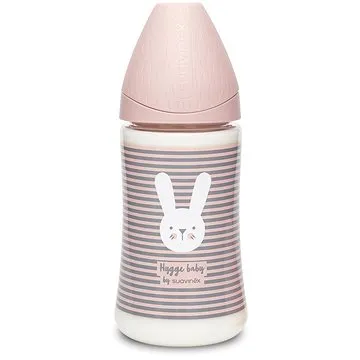 SUAVINEX Premium Zajačik 270 ml ružová (8426420069182)