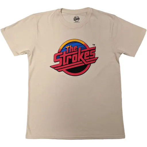The Strokes tričko Red Logo Natural M
