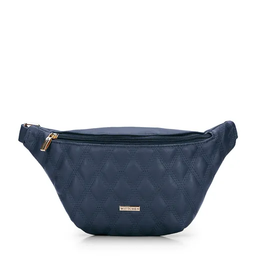 Damska torebka nerka z pikowanej ekoskóry 95-2Y-510-7