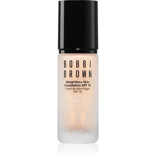 Bobbi Brown Weightless Skin Foundation SPF 15 Mini dlhotrvajúci zmatňujúci make-up s hydratačným účinkom odtieň Porcelain 13 ml