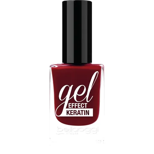bellaoggi Gel Effect Keratin Nail Polish lak na nechty odtieň Bloody Mary 10 ml