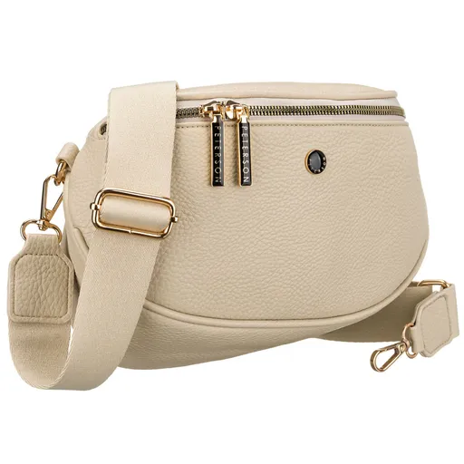 Béžová dámska ľadvinka z ekologickej kože – praktická a mestská