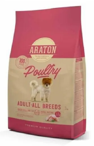 ARATON dog adult poultry hydinové granule pre dospelé psy 3kg