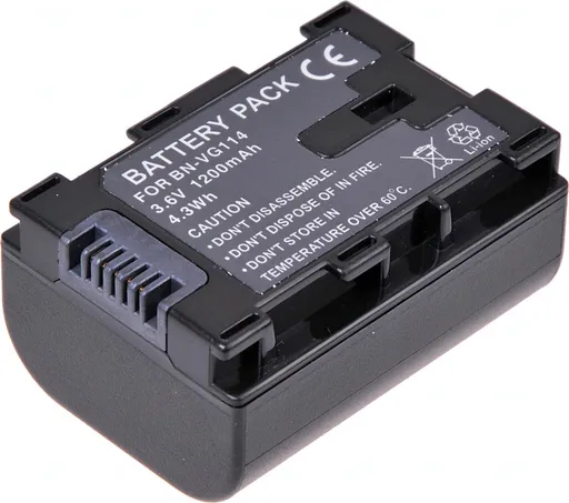Batéria T6 Power JVC BN-VG107, BN-VG108, BN-VG114, 1200mAh, 4,3Wh