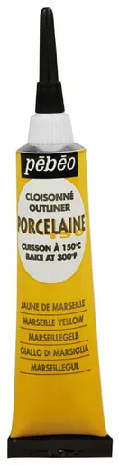 PÉBÉO PORCELAINE - Kontúry na porcelán (001 - marseilles yellow, 20 ml)