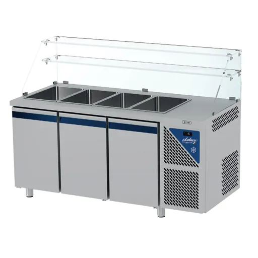 Saladeta DALMEC 3x dvere 2x sklo