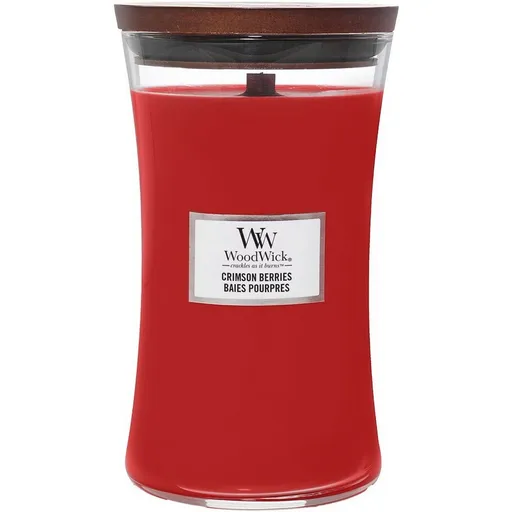 WoodWick Vonná sviečka váza veľká Crimson Berries, 609 g
