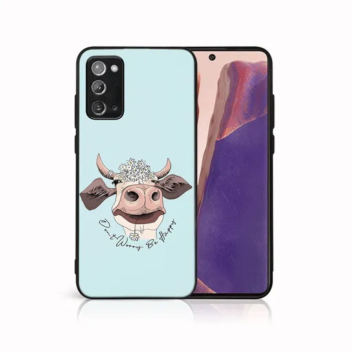 MY ART Ochranný obal pre Samsung Galaxy Note 20 HAPPY COW (181)