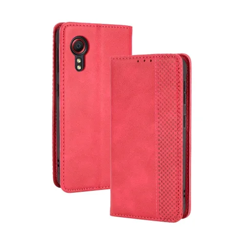 BUSINESS Peňaženkový kryt Samsung Galaxy Xcover 5 červený