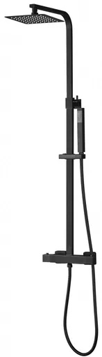 OLSEN SPA - Termostatický nástenný set PONTOS 250 BLACK BAPG22092B