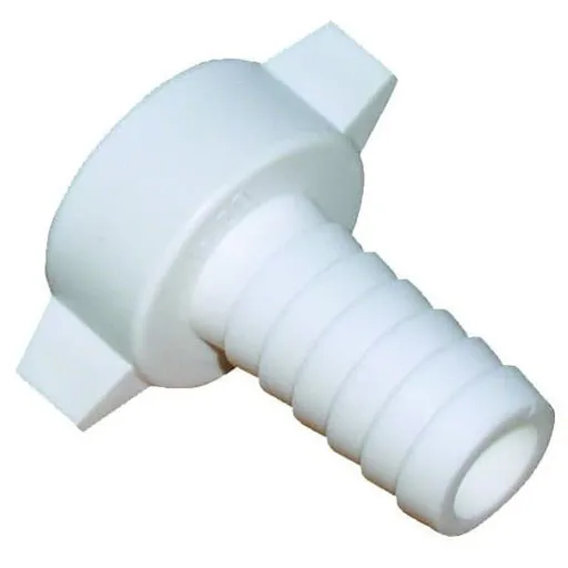 Hadicová prípojka k práčke 1“ Plast Brno biely UK20000