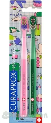 CURAPROX CS 5460 ultrasoft Živá edícia zubná kefka 2 ks