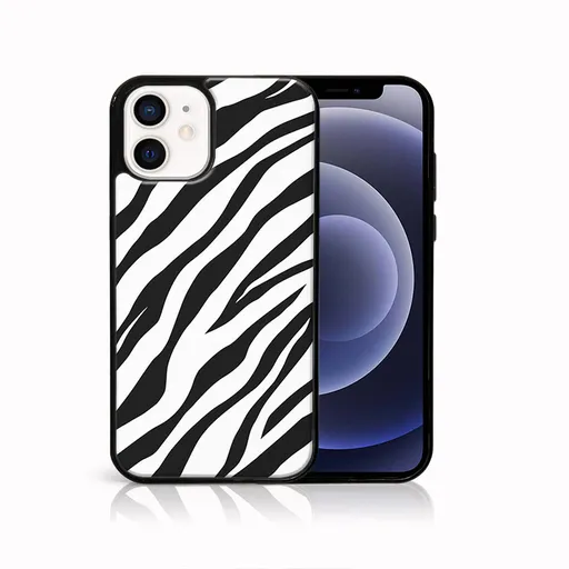 MY ART Ochranný obal pre Apple iPhone 12 mini ZEBRA (237)