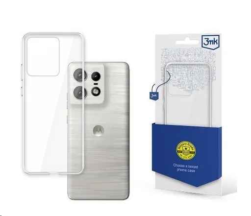 3mk ochranný kryt Clear Case pre Motorola Moto Edge 50 Ultra, číra